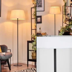 Lampes En Tissu-hofstein Bassagoda Lampadaire Noir, 1 lumière