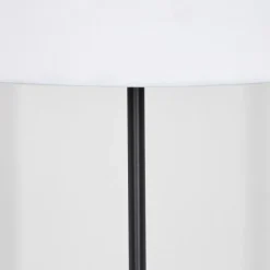 Lampes En Tissu-hofstein Bassagoda Lampadaire Noir, 1 lumière