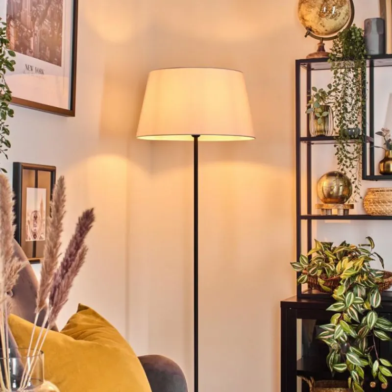 Lampes En Tissu-hofstein Bassagoda Lampadaire Noir, 1 lumière