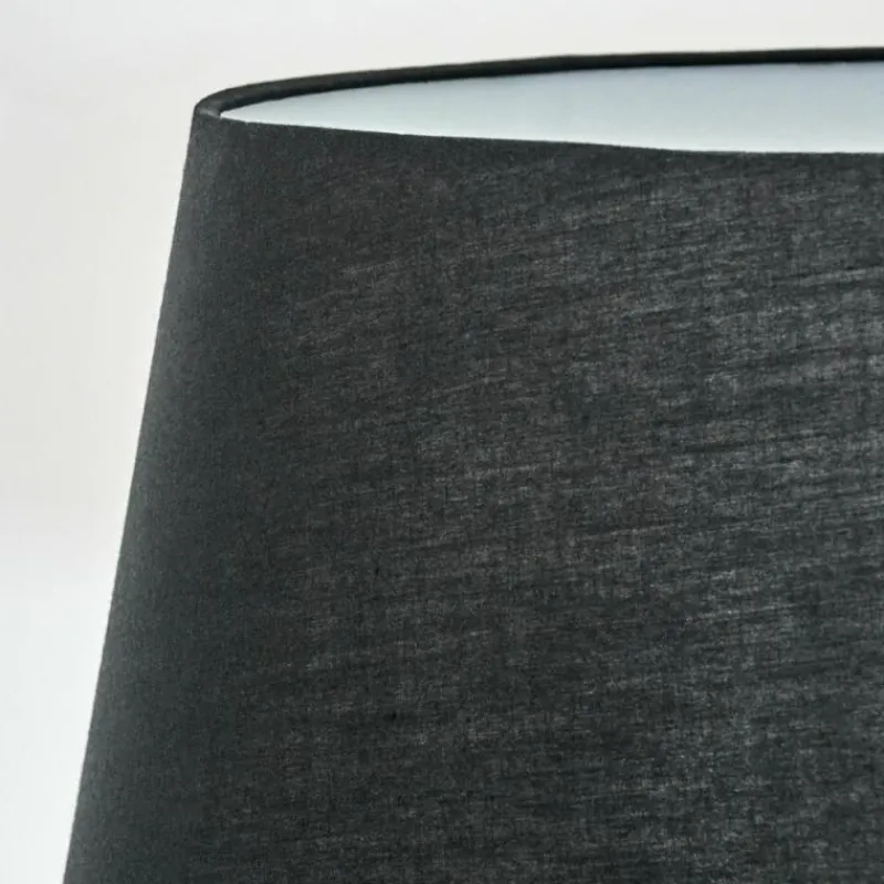 Lampes En Tissu-hofstein Bassagoda Lampadaire Noir, Blanc, 1 lumière