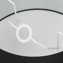 Lampes En Tissu-hofstein Bassagoda Noir, Blanc