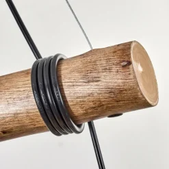 hofstein Basto Suspension, Boule lumineuse, Suspension Écru, Noir, 4 lumières