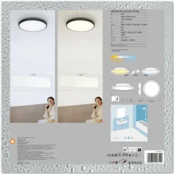 Luminaires Ledvance Bathroom Luminaire de salle de bain LED Noir, 1 lumière* Éclairage Led