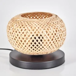 Luminaires Scandinaves-hofstein Bauro Lampe à poser 20 cm Noir, 1 lumière