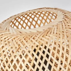 Luminaires Scandinaves-hofstein Bauro Lampe à poser 25 cm Noir, 1 lumière