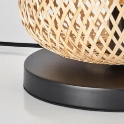 Luminaires Scandinaves-hofstein Bauro Lampe à poser 25 cm Noir, 1 lumière