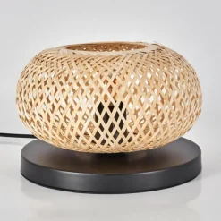 Luminaires Scandinaves-hofstein Bauro Lampe à poser 25 cm Noir, 1 lumière