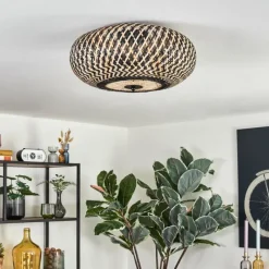 Luminaires Scandinaves-hofstein Bauro Plafonnier 40 cm Noir, 3 lumières