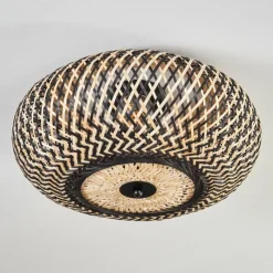 Luminaires Scandinaves-hofstein Bauro Plafonnier 40 cm Noir, 3 lumières