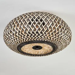 Luminaires Scandinaves-hofstein Bauro Plafonnier 40 cm Noir, 3 lumières