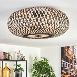 Luminaires Scandinaves-hofstein Bauro Plafonnier Noir, 3 lumières