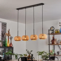 hofstein Bauro Suspension Écru, 4 lumières