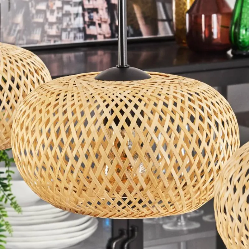 Luminaires Scandinaves-hofstein Bauro Suspension Noir, 3 lumières