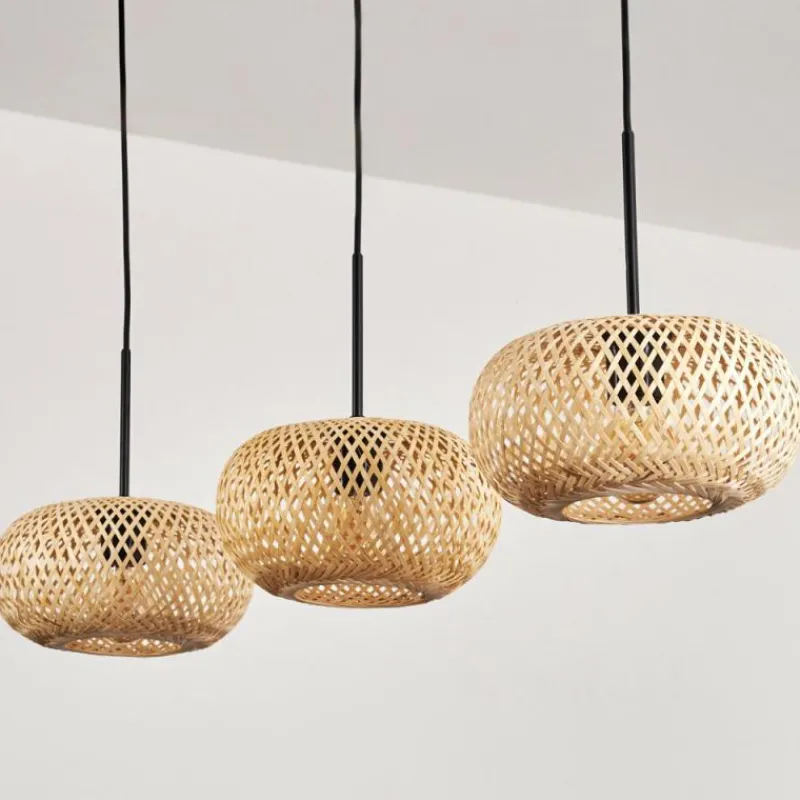 Luminaires Scandinaves-hofstein Bauro Suspension Noir, 3 lumières