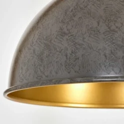 Luminaires Antiques-hofstein Baval Lampadaire Écru, Nickel vieilli, 1 lumière