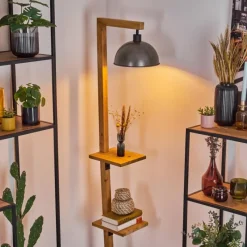 Luminaires Antiques-hofstein Baval Lampadaire Écru, Noir, 1 lumière