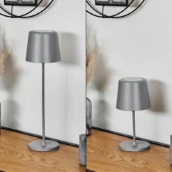 hofstein Belece Lampe de table d'extérieur, Lampe à poser LED Gris, 1 lumière