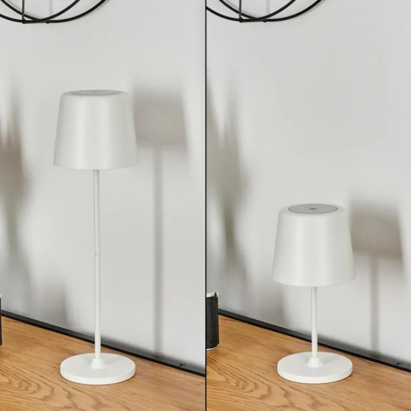 hofstein Belece Lampe de table d'extérieur, Lampe à poser LED Blanc, 1 lumière