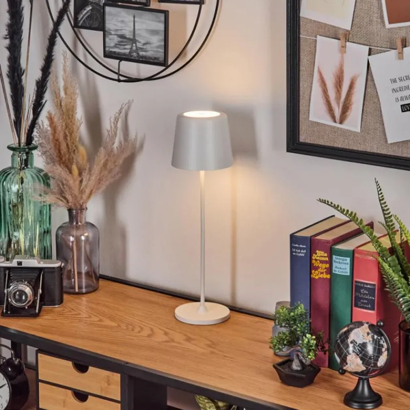 hofstein Belece Lampe de table d'extérieur, Lampe à poser LED Blanc, 1 lumière