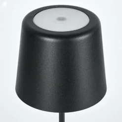 hofstein Belece Lampe de table d'extérieur, Lampe à poser LED Noir, 1 lumière
