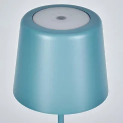hofstein Belece Lampe de table d'extérieur, Lampe à poser LED Bleu, 1 lumière
