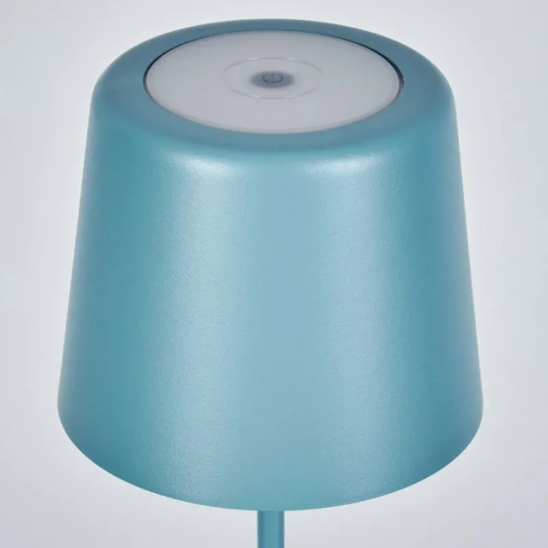 hofstein Belece Lampe de table d'extérieur, Lampe à poser LED Bleu, 1 lumière