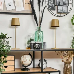 hofstein Belece Lampe de table d'extérieur, Lampe à poser LED Beige, 1 lumière