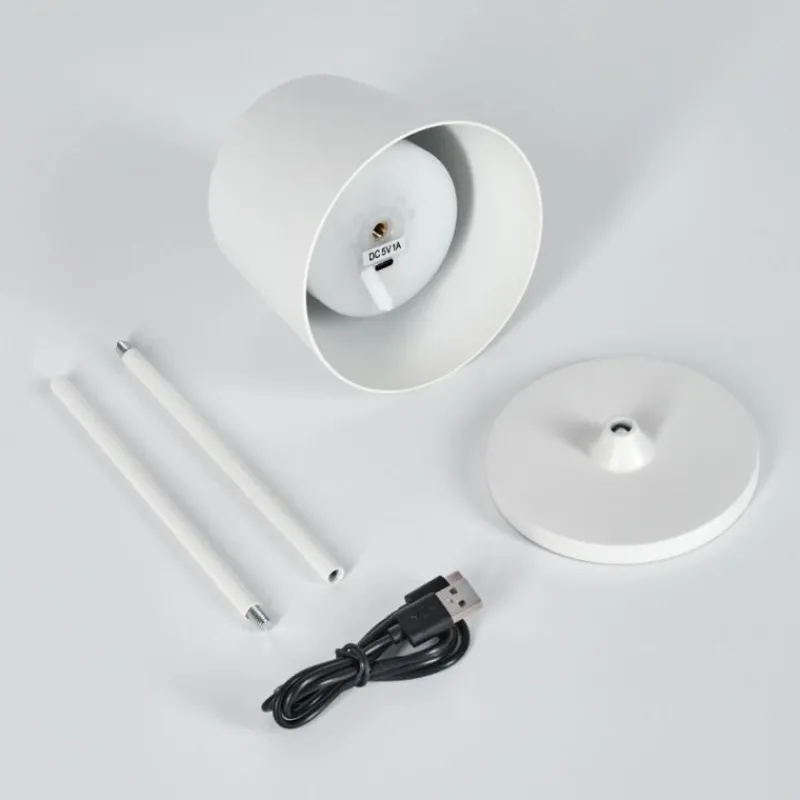 hofstein Belece Lampe de table d'extérieur, Lampe à poser LED Blanc, 1 lumière