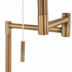 Lampes En Tissu-Luminaires Steinhauer Bella Lampadaire Bronze, 1 lumière