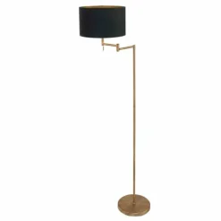 Lampes En Tissu-Luminaires Steinhauer Bella Lampadaire Bronze, 1 lumière