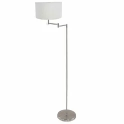 Lampes En Tissu-Luminaires Steinhauer Bella Lampadaire Acier brossé, 1 lumière