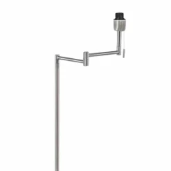 Lampes En Tissu-Luminaires Steinhauer Bella Lampadaire Acier brossé, 1 lumière