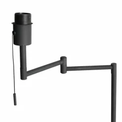 Lampes En Tissu-Luminaires Steinhauer Bella Lampadaire Noir, 1 lumière