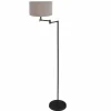 Lampes En Tissu-Luminaires Steinhauer Bella Lampadaire Noir, 1 lumière