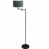 Lampes En Tissu-Luminaires Steinhauer Bella Lampadaire Noir, 1 lumière