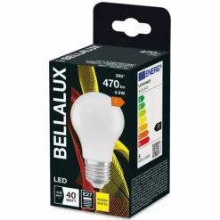 BELLALUX ® LED E27 4,9 watt 2700 kelvin 470 lumen
