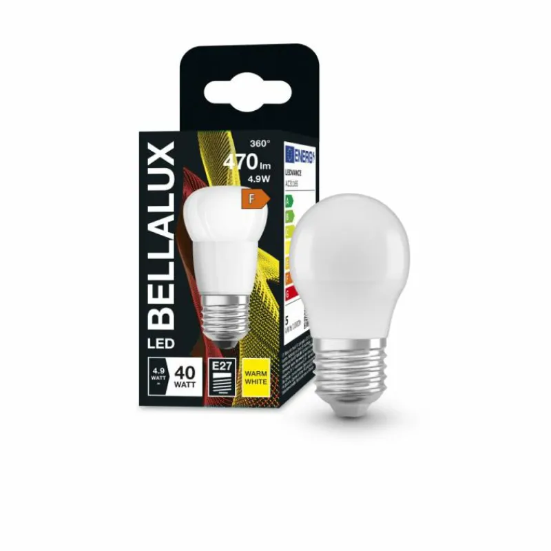 BELLALUX ® LED E27 4,9 watt 2700 kelvin 470 lumen