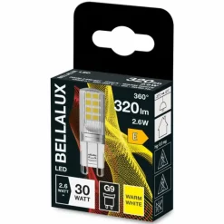 BELLALUX ® LED G9 2,6 watt 2700 kelvin 320 lumen