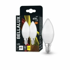 BELLALUX ® Lot de 2 LED E14 4,9 watt 2700 kelvin 470 lumen