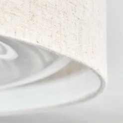 hofstein Benasal Plafonnier, Ventilateur de plafond lumineux LED Blanc, 1 lumière, Télécommandes