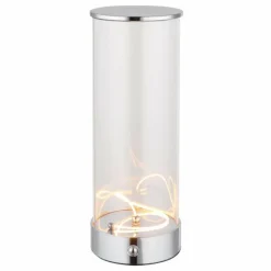 Luminaires Globo Lighting Bendy Lampe à poser LED Chrome, 1 lumière