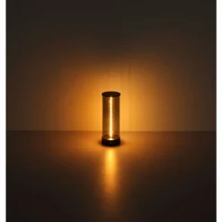 Suspension Verre Fumé-Luminaires Globo Lighting Bendy Lampe à poser LED Noir, 1 lumière