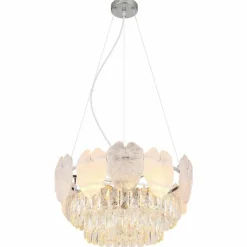 Luminaires Globo Lighting Benjamin Lustre Chrome, 8 lumières* Lustres