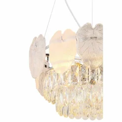 Luminaires Globo Lighting Benjamin Lustre Chrome, 8 lumières* Lustres