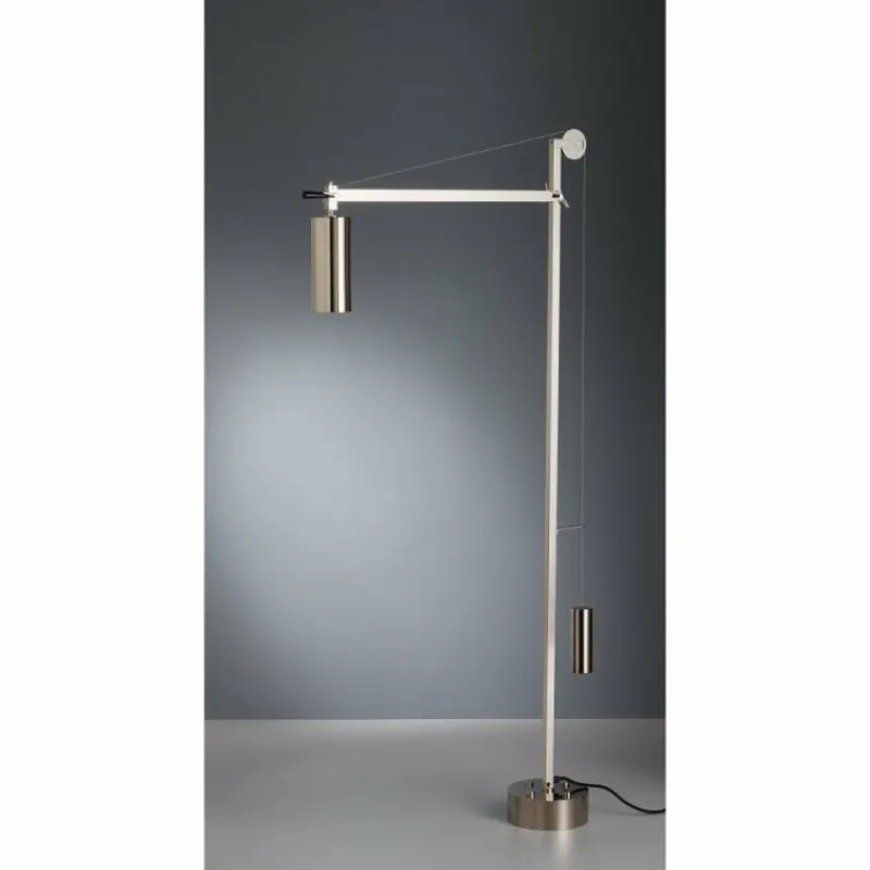 Lampe Design-Luminaires Tecnolumen BH 23 Tecnolumen Lampadaire Nickel mat, 1 lumière