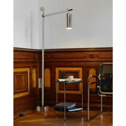 Lampe Design-Luminaires Tecnolumen BH 23 Tecnolumen Lampadaire Nickel mat, 1 lumière