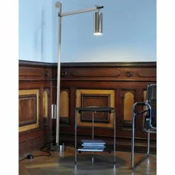 Lampe Design-Luminaires Tecnolumen BH 23 Tecnolumen Lampadaire Nickel mat, 1 lumière