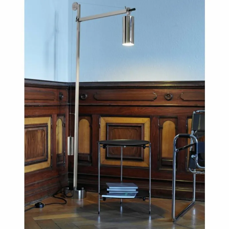 Lampe Design-Luminaires Tecnolumen BH 23 Tecnolumen Lampadaire Nickel mat, 1 lumière