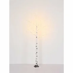 Luminaires Globo Lighting Birch Luminaire extérieur LED Noir, Blanc, 105 lumières