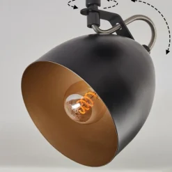 Lampes Dorées-hofstein Bjedstrup Plafonnier, Spot de plafond Noir, 2 lumières